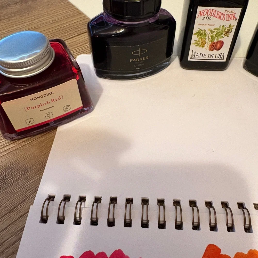 Fountain Pen Ink Samples – 5 Mini Vials | Hongdian Parker Noodler’s Journaling‎